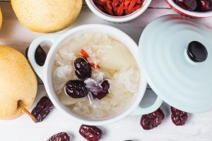 Snow Fungus & Pear Sweet Soup Recipe to Fight Against COVID-19