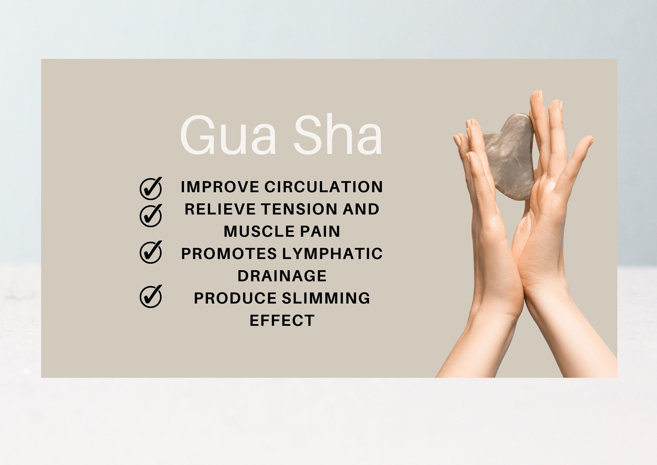 Gua-Sha in hand